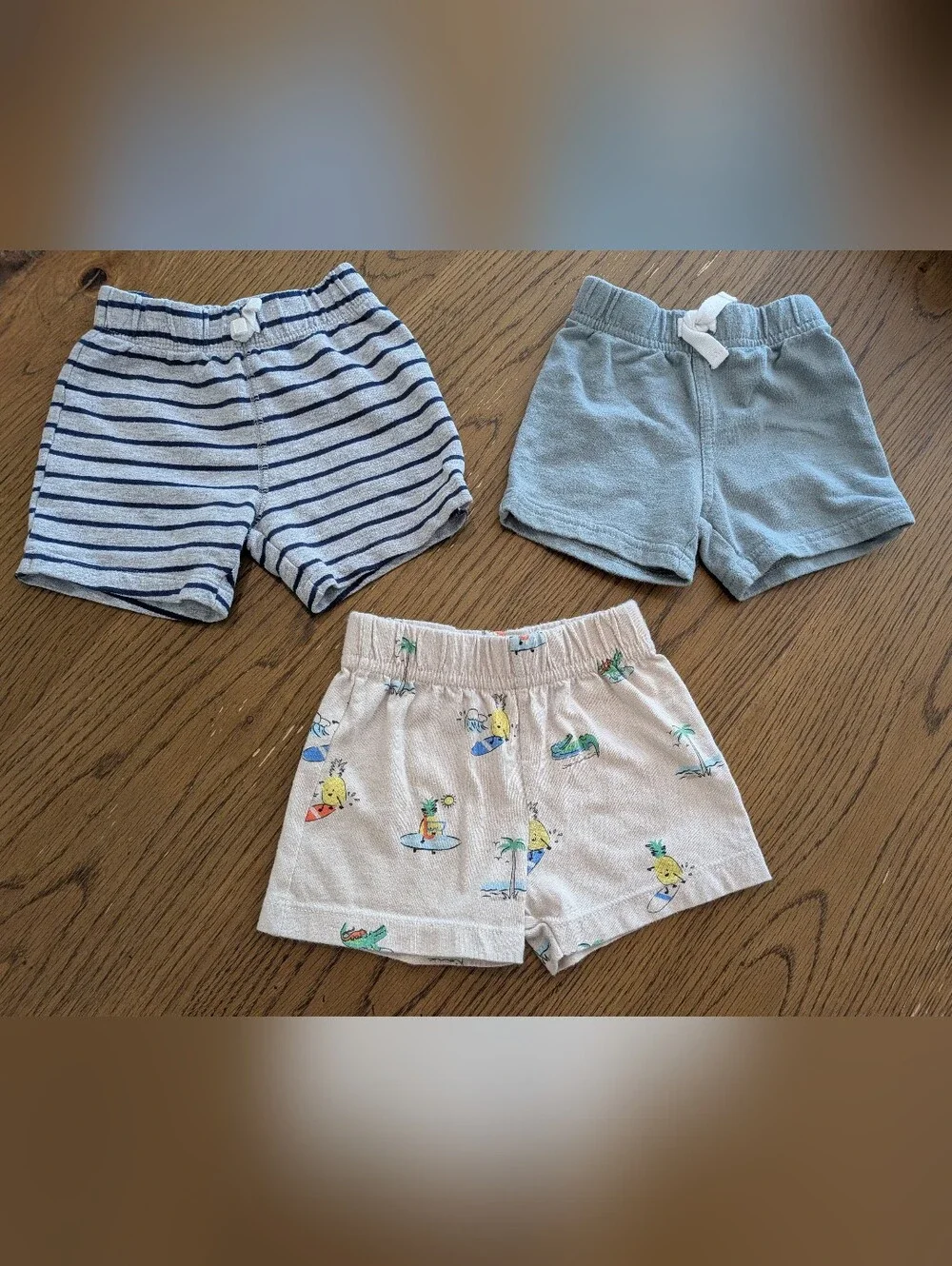 Baby Cotton Shorts - Mix, Sz. 6-9 Months